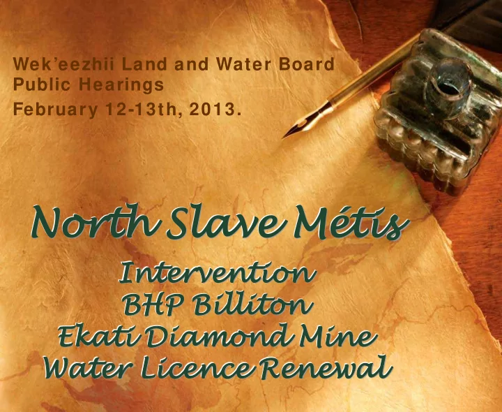 north nort h sla slave e m t tis s