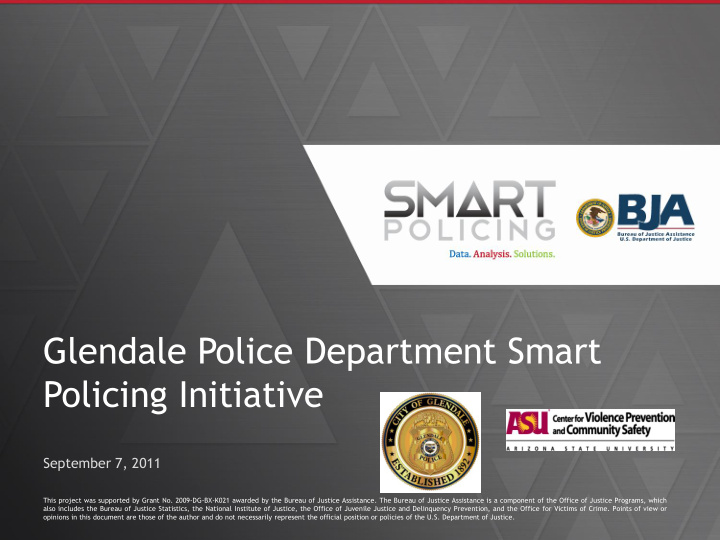 glendale police department smart