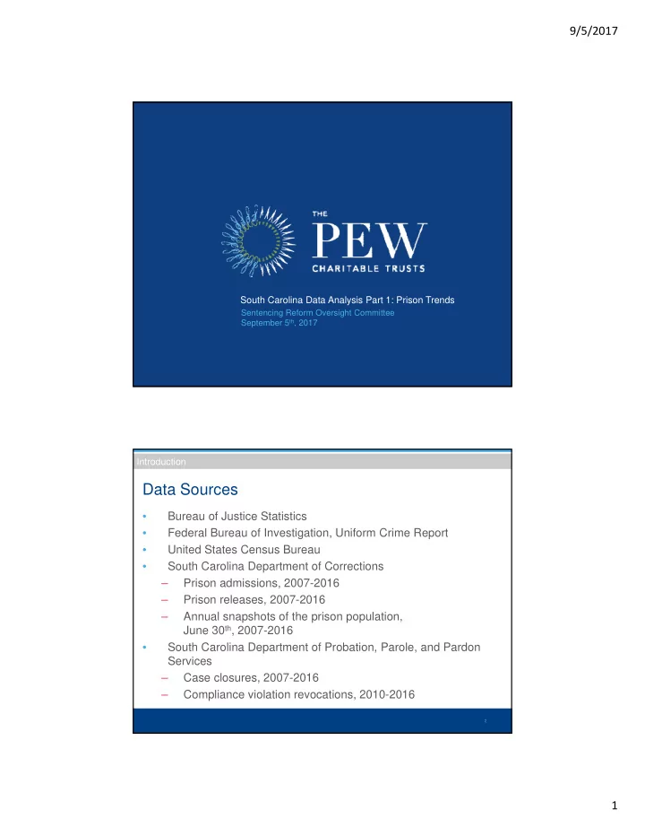 data sources