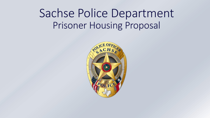 sachse police department