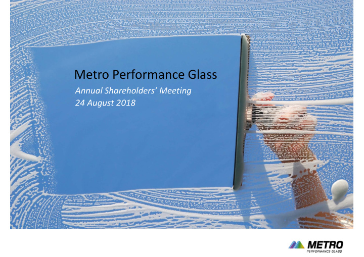 metro performance glass