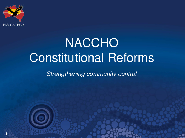 constitutional reforms