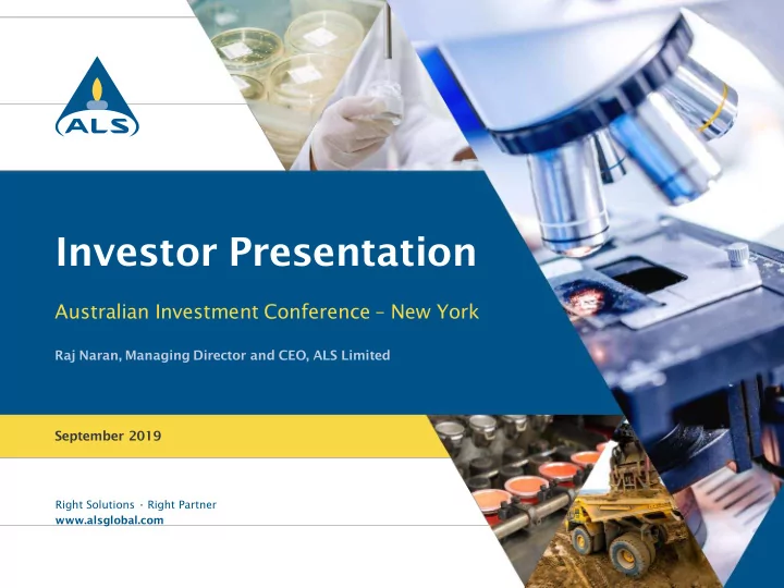 investor presentation