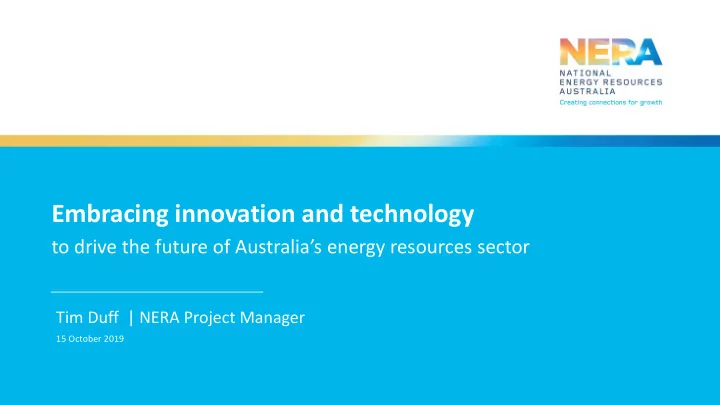 embracing innovation and technology