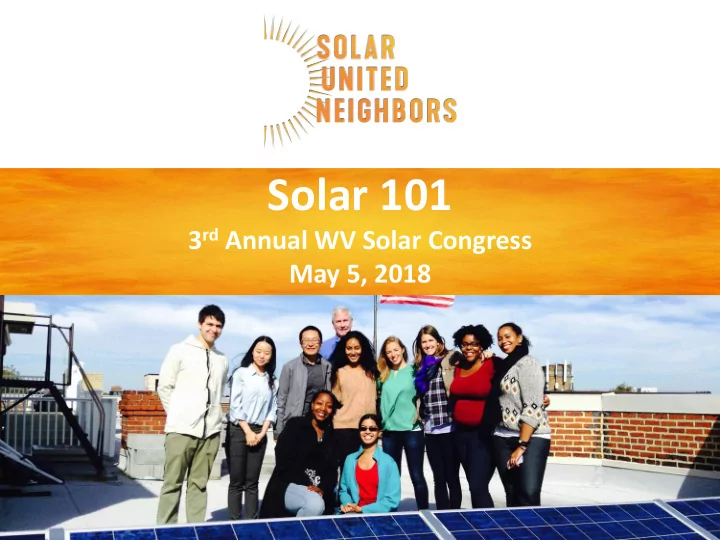 solar 101