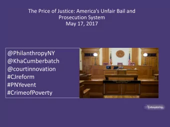 @PhilanthropyNY  @KhaCumberbatch  @courtinnovation  #CJreform  #PNYevent  #CrimeofPoverty  The