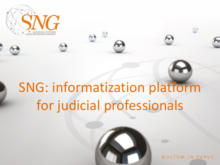 sng informatization platform for judicial professionals