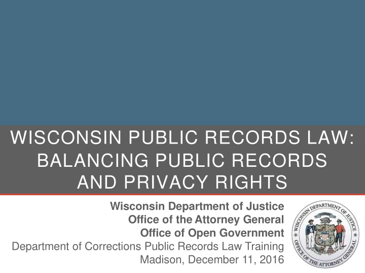 wisconsin public records law balancing public records and