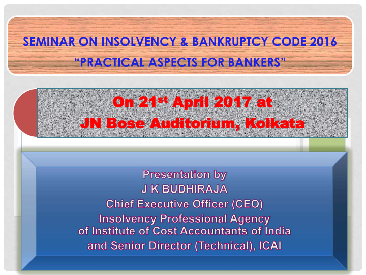 practical aspects for bankers