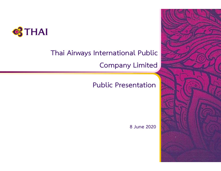 thai airways international public company limited public