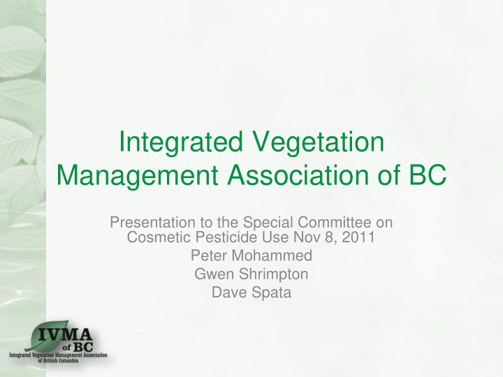 management association of bc