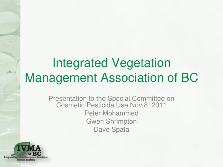 management association of bc