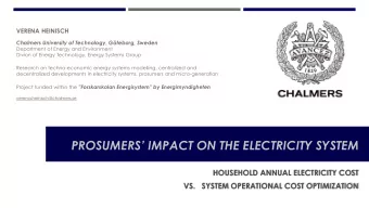 PROSUMERS IMPACT ON THE ELECTRICITY SYSTEM  HOUSEHOLD ANNUAL ELECTRICITY COST  VS.   SYSTEM