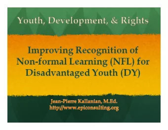 Challenges in Recognizing  Challenges in Recognizing  NFL with DY  NFL with DY  Accessibility