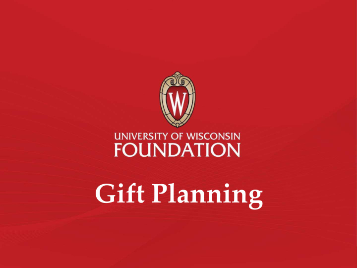gift planning types of giving