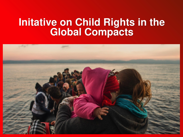 global compacts initative on child rights in the