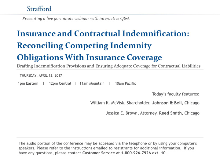 obligations with insurance coverage