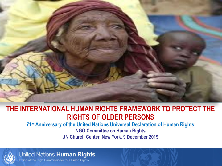 the international human rights framework to protect the