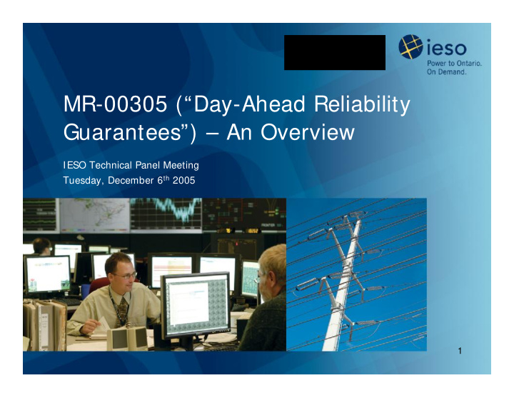 mr 00305 day ahead reliability guarantees an overview