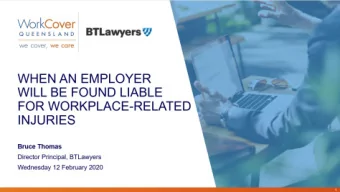 Bruce Thomas  Director Principal    I have acted for WorkCover for 27 years    BTLawyers