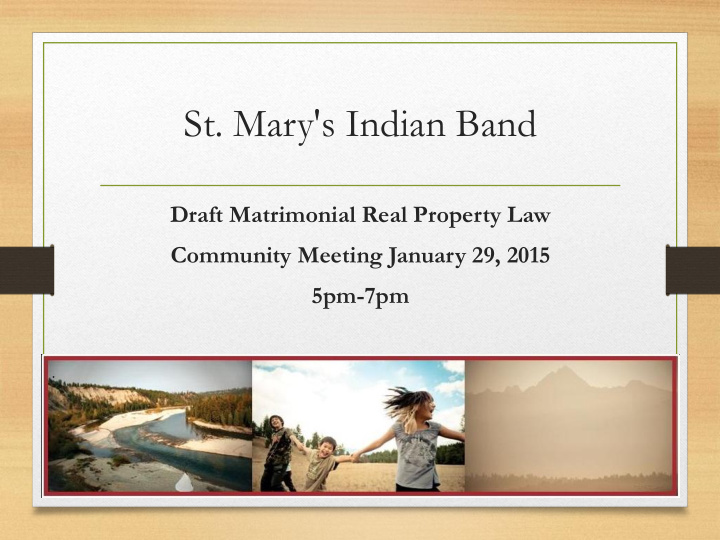 st mary s indian band