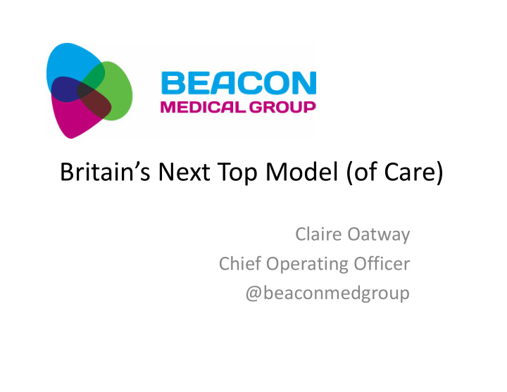 britain s next top model of care