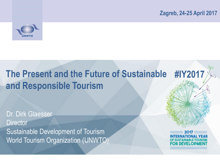 the present and the future of sustainable iy2017 and