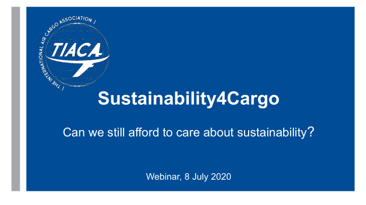 sustainability4cargo