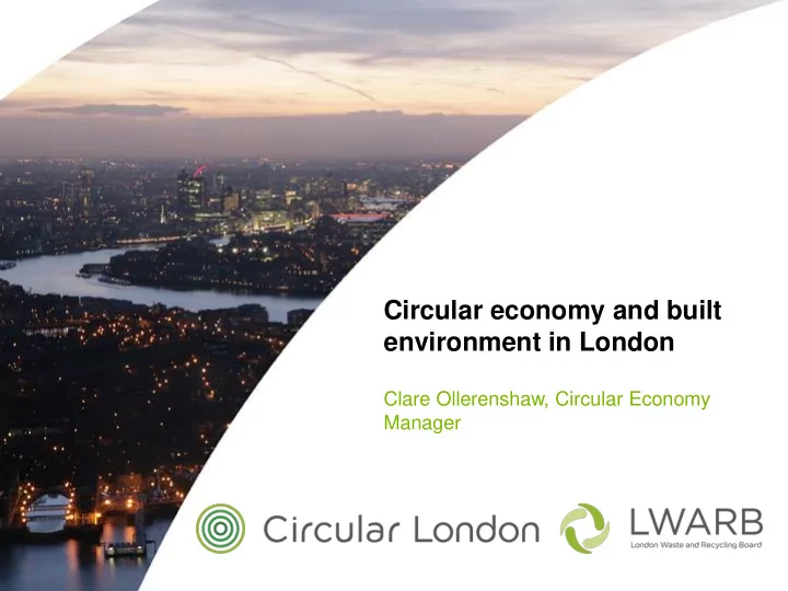 environment in london