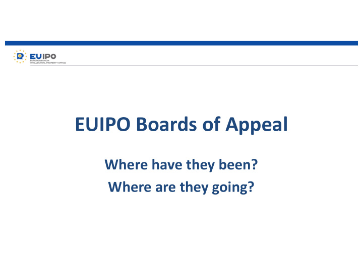 euipo boards of appeal