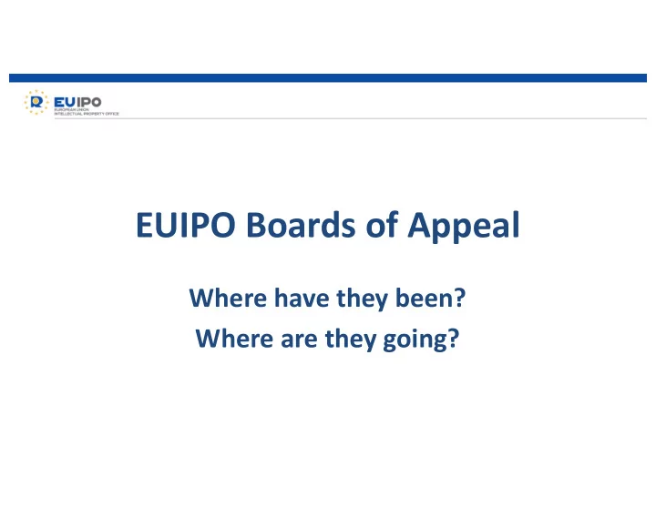 euipo boards of appeal