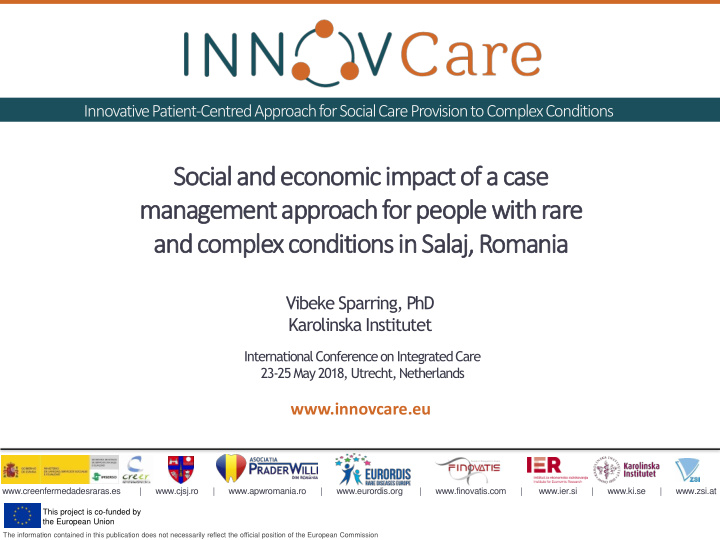 social and economic impact of a case management approach