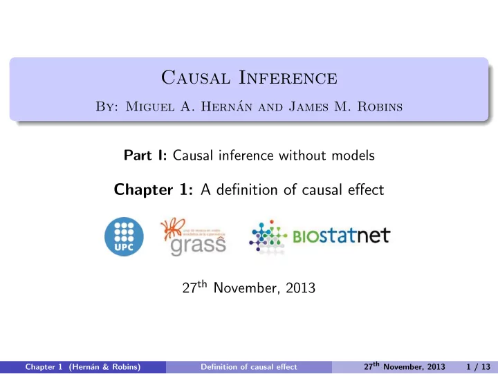causal inference