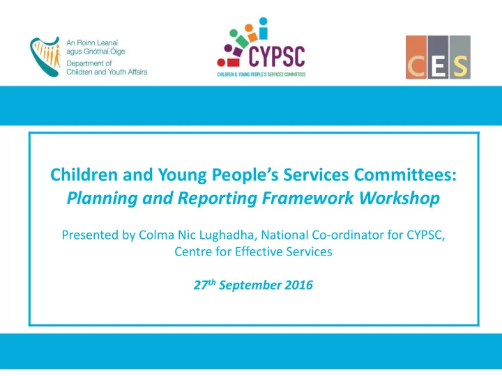 children and young people s services committees planning