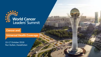 Ensuring UHC reforms prioritise  cancer services  Robert Yates  Head, Centre on Global Health