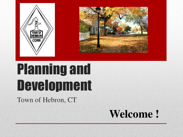planning and development