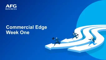 Commercial Edge  Week One  2020  Agenda  01  Whats the opportunity?  02  Breaking down the steps