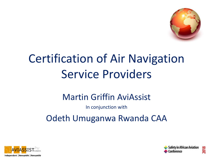 certification of air navigation