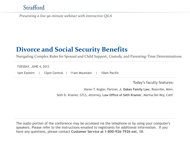divorce and social security benefits