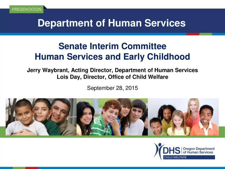 department of human services