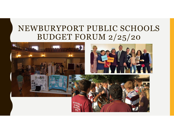 newburyport public schools budget forum 2 25 20