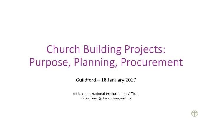 church building projects