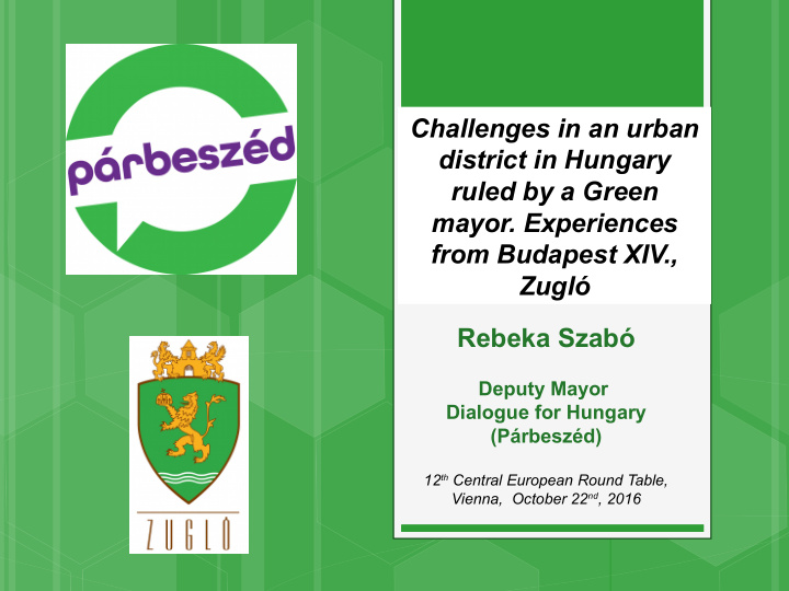 challenges in an urban district in hungary ruled by a