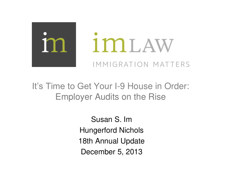 it s time to get your i 9 house in order employer audits