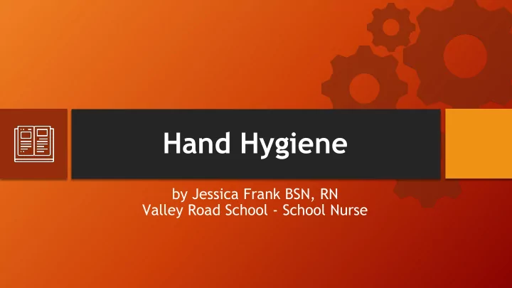 hand hygiene