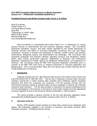 1   Knowingly, with the intent to deceive, making any false material statement or report  or