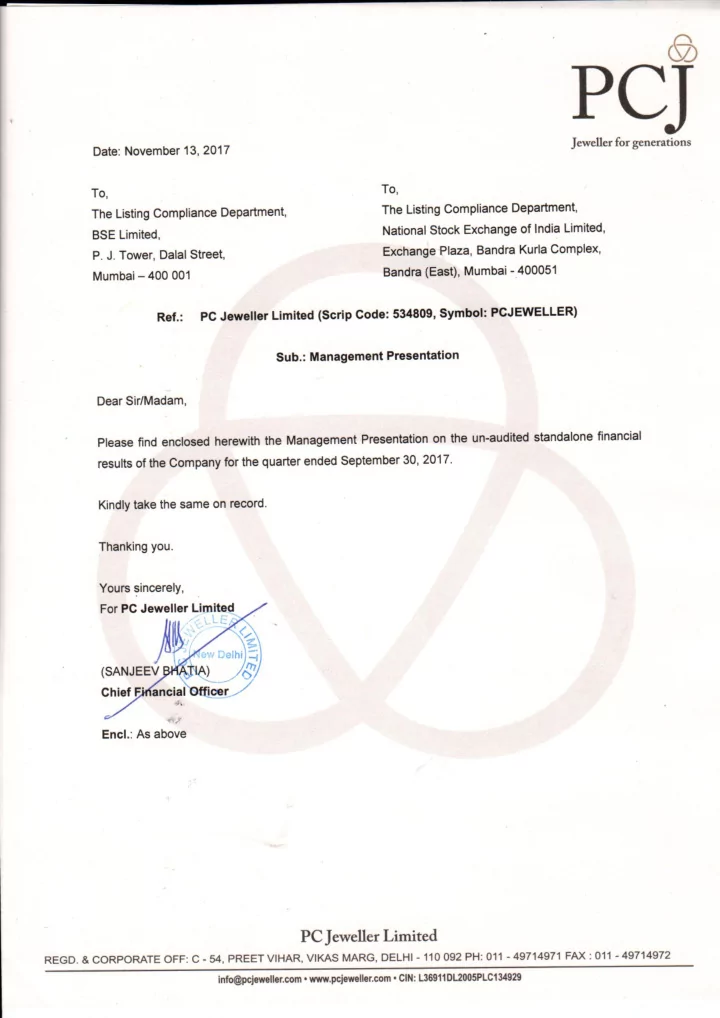 pc jeweller ltd