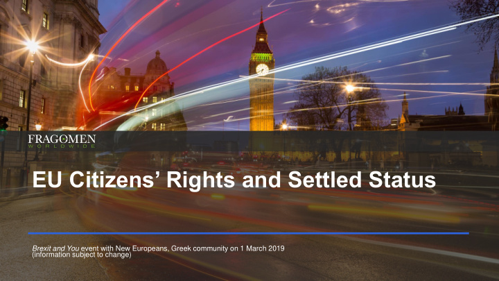 eu citizens rights and settled status