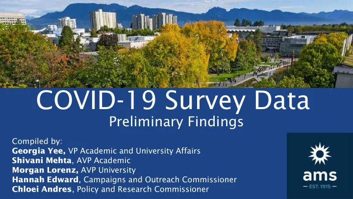 covid 19 survey data