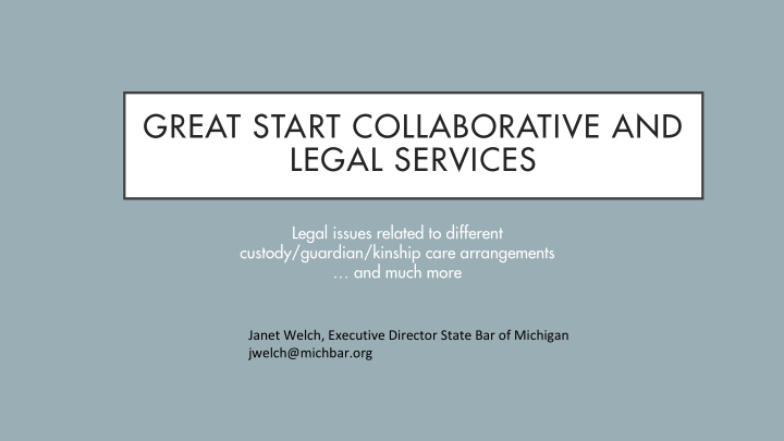 great start collaborative and legal services